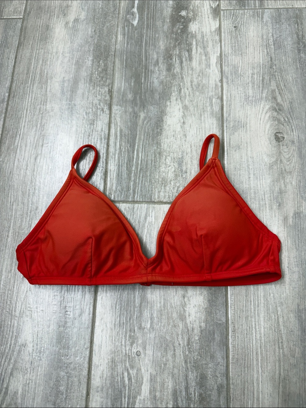 J.Crew extra small off red bikini top very good condition